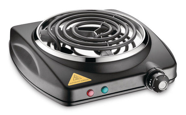 MASTER Chef Single Burner Hot Plate, Black, 1000W F5