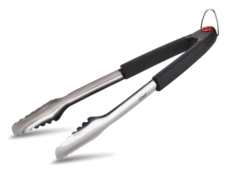MASTER Chef Stainless Steel BBQ Grill Tong with Hook Y4