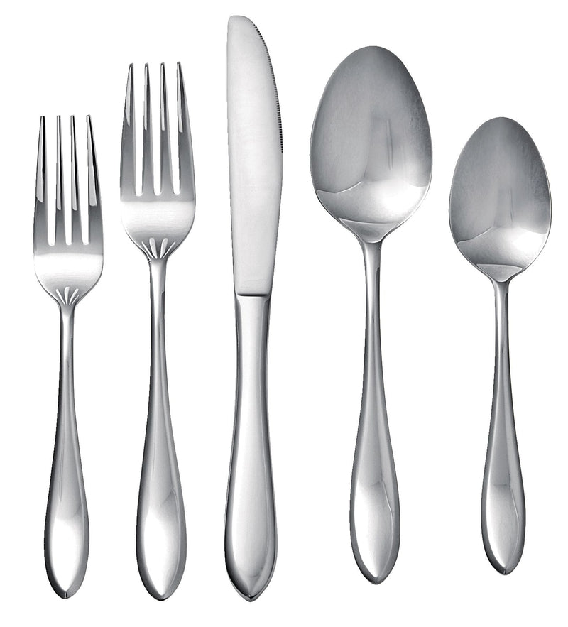 MASTER Chef Stainless Steel Flatware Set, Serves 12, 60-pc U6