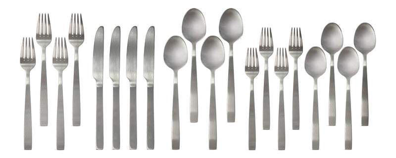 MASTER Chef Stainless Steel Flatware Set, Serves 4, 20-pc J8