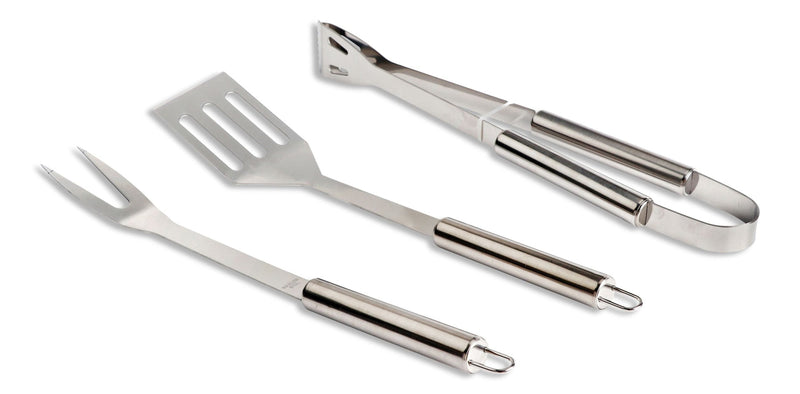 MASTER Chef Stainless Steel Outdoor BBQ Grill Accessories Tools Set, 3-pc C3