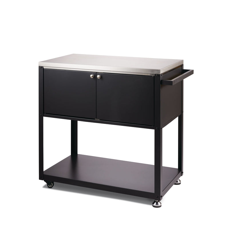 MASTER Chef Stainless Steel Outdoor Mobile Prep & Storage Cart for BBQ O1