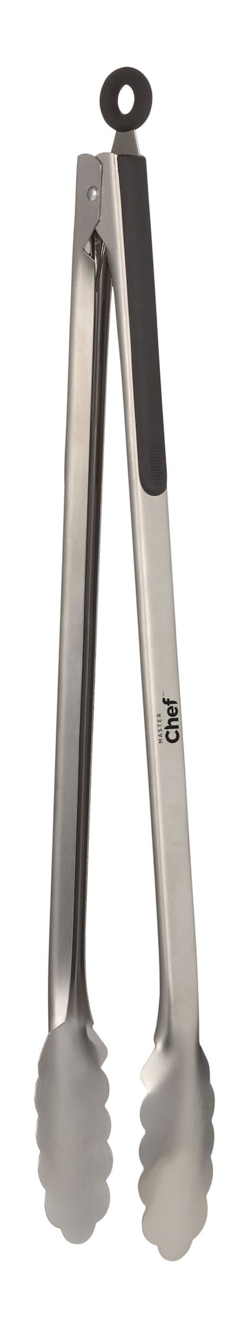 Master Chef Steel Locking Tongs with Soft Grips, 16-in W2