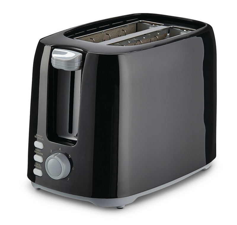 MASTER Chef Wide Slots Toaster with 7 Settings, Black, 2-Slices T3