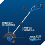 Mastercraft 20V Cordless 12" String Trimmer and 370CFM Blower Combo Kit with PWR POD 2 Ah Battery and Charger