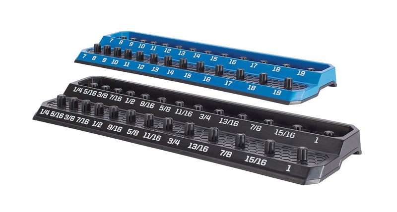 Mastercraft 3/8-in Drive Socket Tray Organizer/Holder, 2-pk T4
