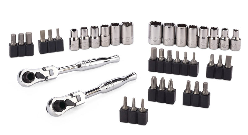 Mastercraft 39 Piece 1/4" Micro Ratchet/Driver Set M1