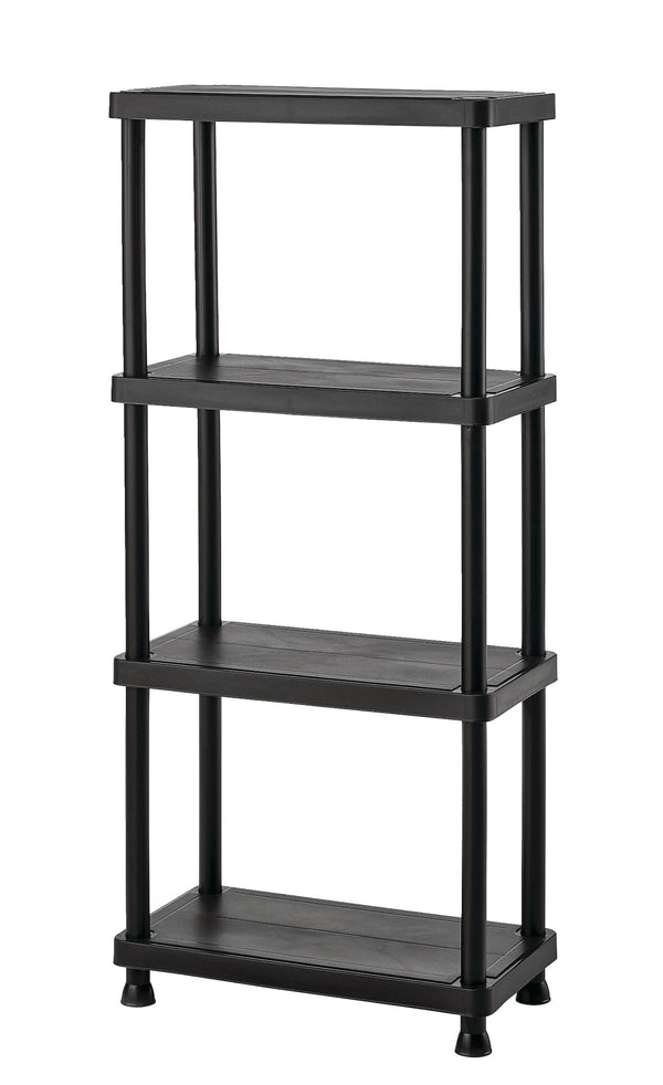 Mastercraft 4-Shelf Resin/ Plastic Storage Rack/ Shelving Unit, 23 x 12 x 52-in W6