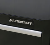 Mastercraft 5-Drawer Powder-Coated Steel Tool Cabinet, Black, 36-in