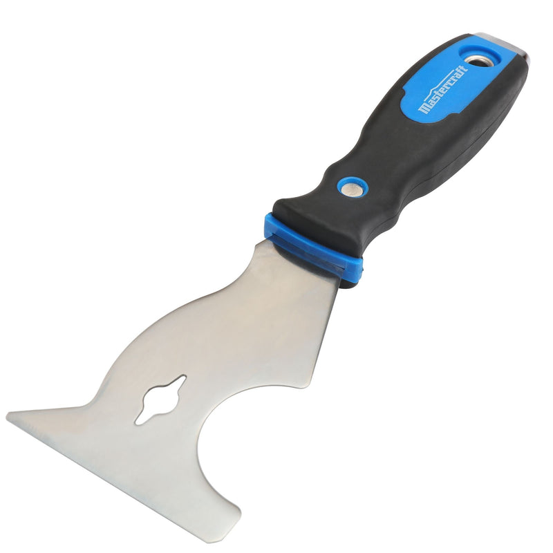 Mastercraft 9-in-1 Multi-Functional Carbon Steel Paint Scraper/Can Opener/Putty Knife Tool O6