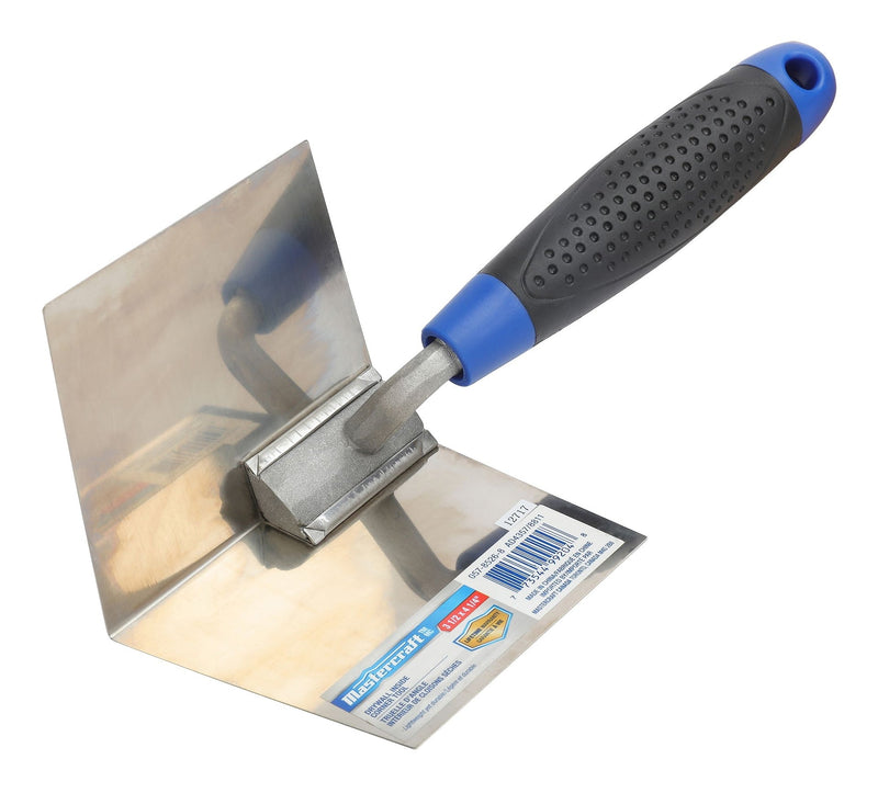 Mastercraft 90-Degree Inside Corner Trowel, Drywall & Plastering Tool, 3-1/2 x 4-1/40-in P9
