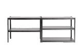 Mastercraft Adjustable 5-Shelf Steel Metal & Wood Storage Rack/Shelving Unit, 48 x 24 x 72-in
