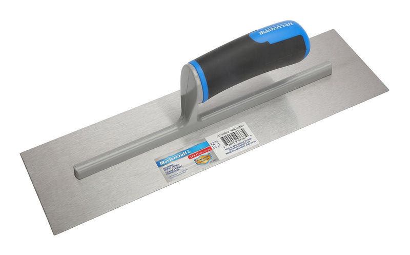 Mastercraft Ergonomic Steel Cement Trowel For Masonry & Concrete Work, 4 x 14-in W8