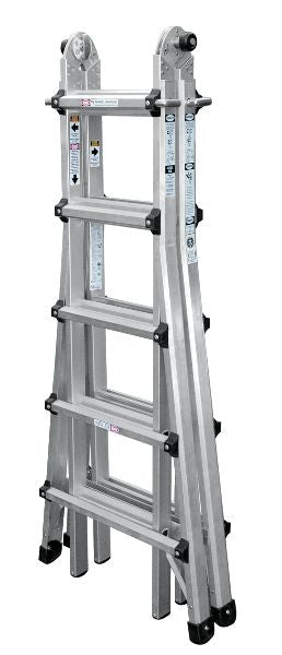 Mastercraft Grade 1A Aluminum Multi-Task Ladder, 21-ft, 300-lb X8
