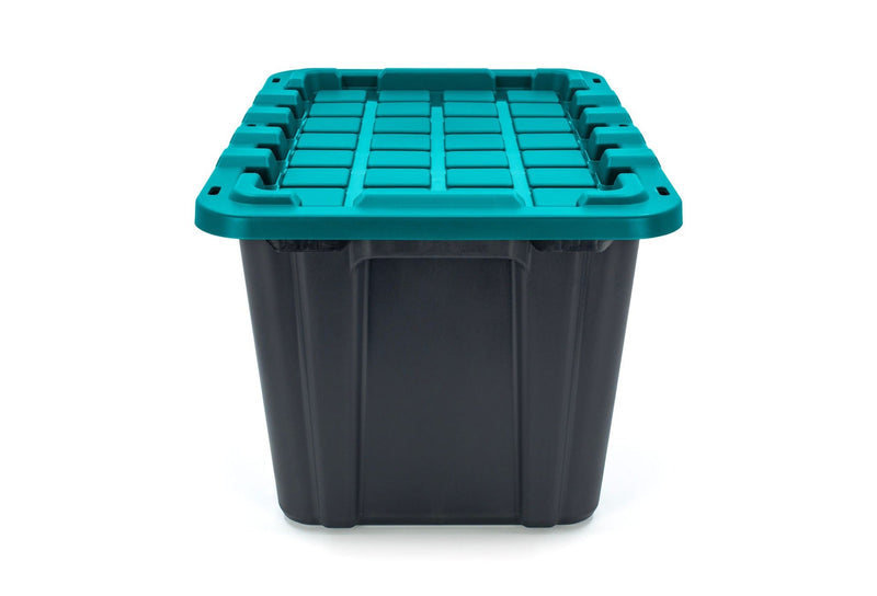 Mastercraft Heavy-Duty Storage Tote, 102-L, Teal H3