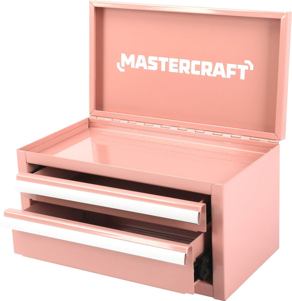 Mastercraft Mini Toolbox with 2 Drawers, Peach C4