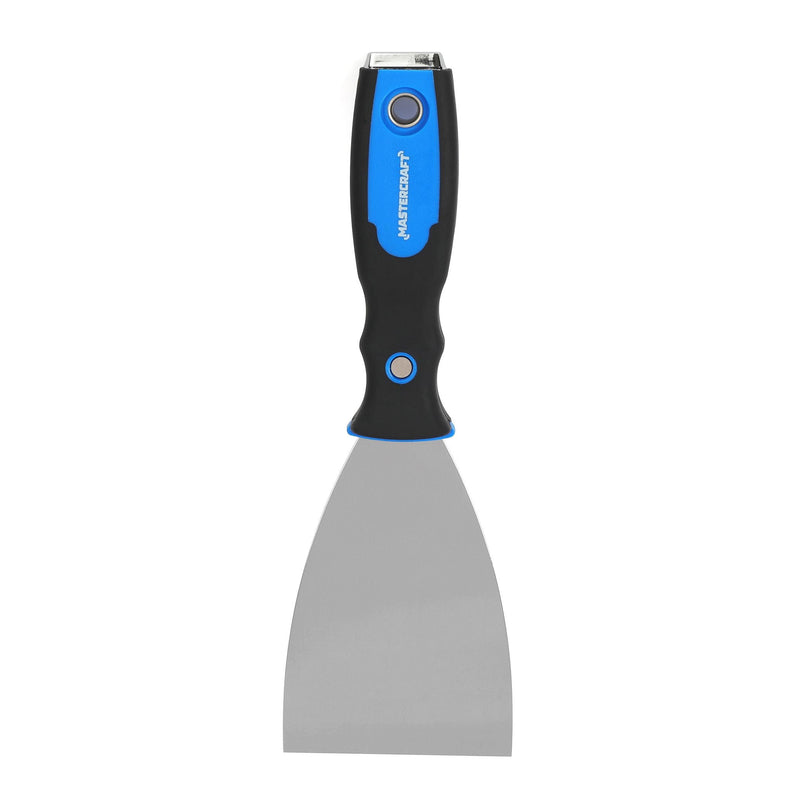 Mastercraft Multi-Purpose Flexible Carbon Steel Spackling/Putty Knife & Paint Scraper, 3-in W1