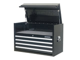 Mastercraft Powder-Coated Steel Tool Chest with Liners, Black, 36-in