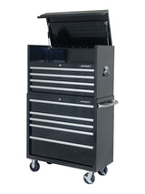 Mastercraft Powder-Coated Steel Tool Chest with Liners, Black, 36-in