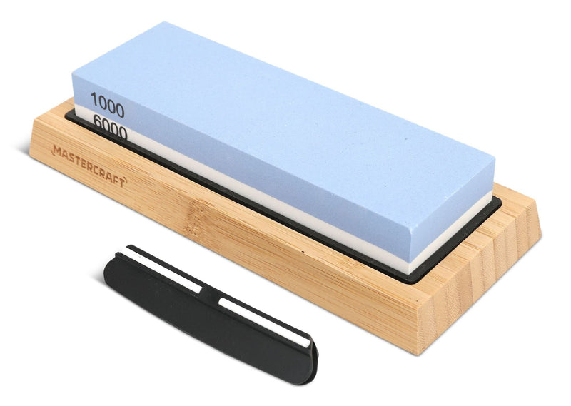 Mastercraft Pro Dual Grit Tool & Knife Sharpening Stone Set, 4-pc I3