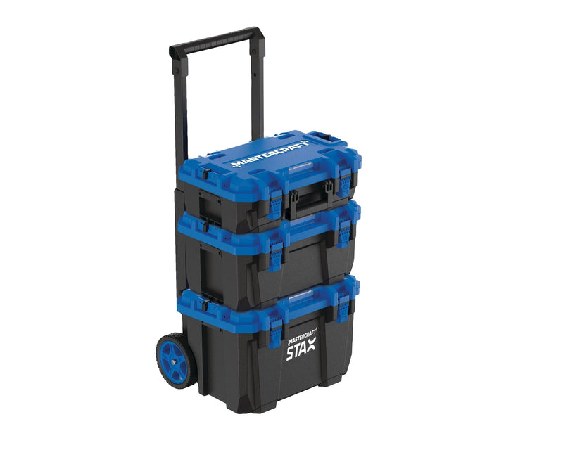 Mastercraft Stax Tool Storage Set with Auto-Locking Mechanism, 3-pc O1