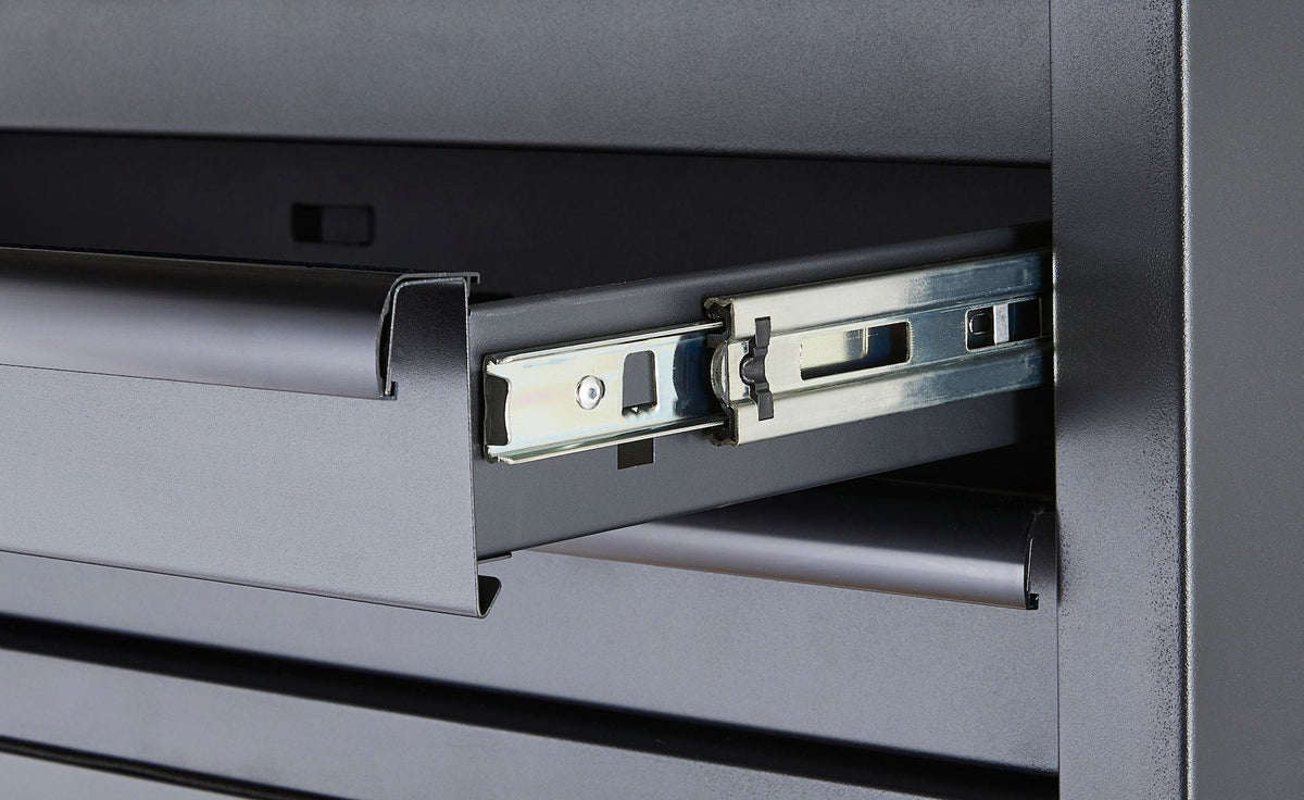 Mastercraft Tool Storage Mid-Chest, 3 Drawer, 41-in, Black