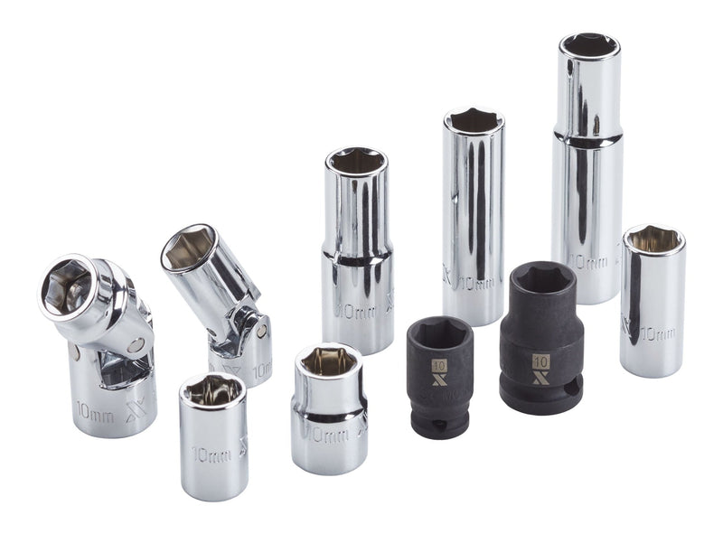 MAXIMUM 10-mm Socket Rail, 10-pc E2
