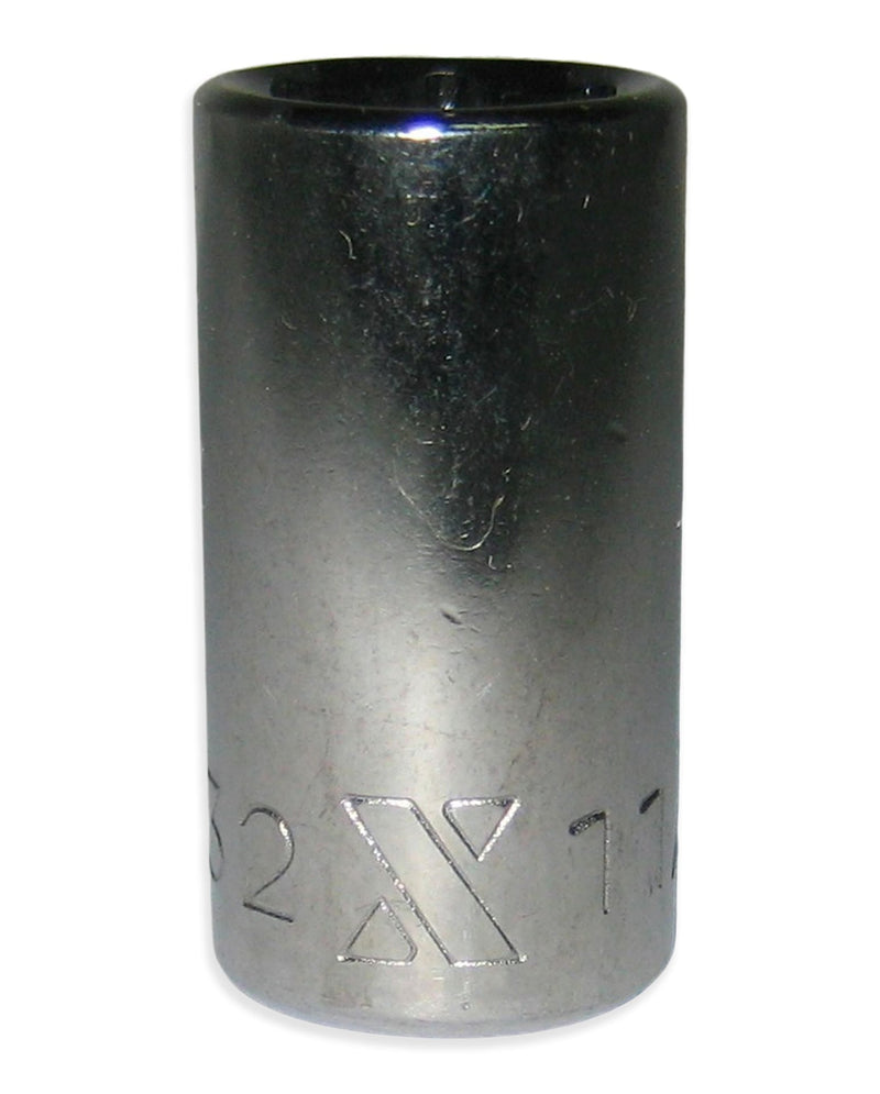 MAXIMUM 21mm 1/2-in Drive Regular Socket 6-Point, CRV, Chrome Plating D6