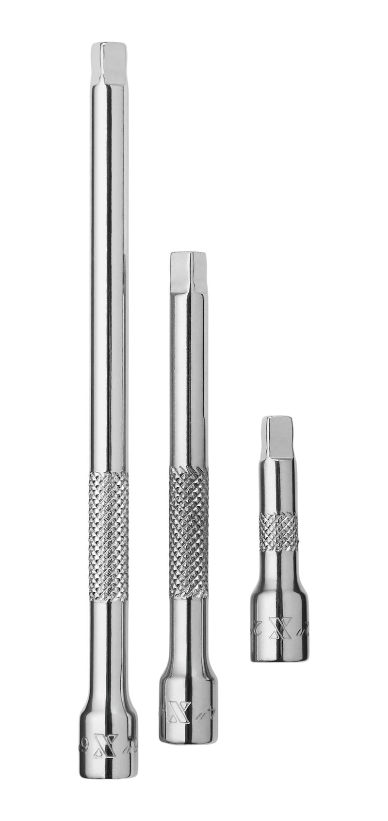 MAXIMUM 3 Piece 1/4" Drive Wobble Extension Bar Set D0