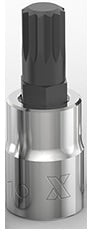 MAXIMUM 3/8-in Drive Triple Square Socket, Hex Bit K4