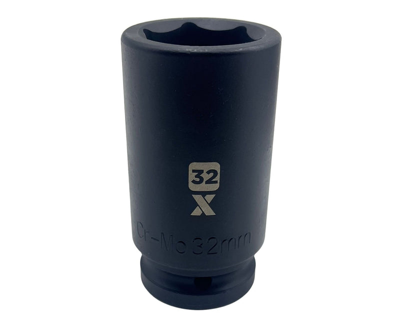 MAXIMUM 8 Piece 3/4" Deep Impact Socket Metric Q6