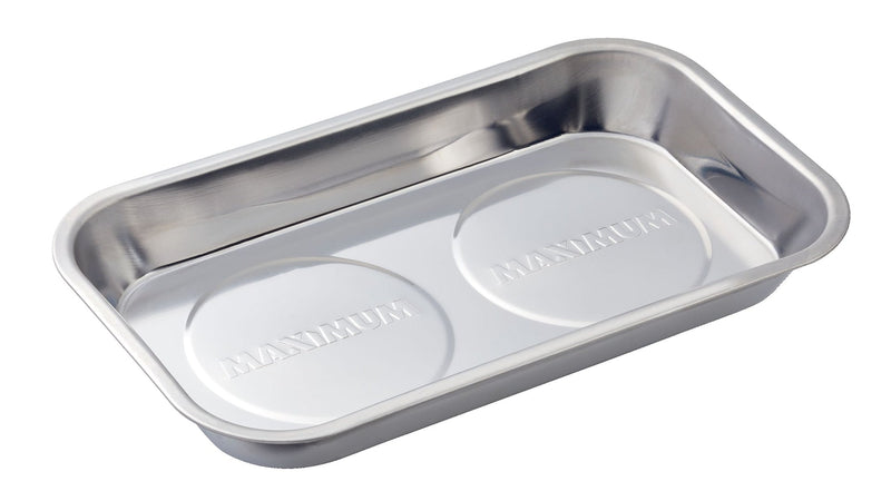 MAXIMUM Magnetic Tool Rectangle Tray/Holder, Stainless Steel D1