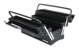 MAXIMUM Portable 5-Tray Cantilever Tool Box, Black, 21-in