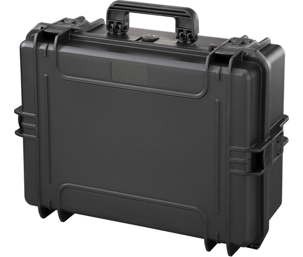 MAXIMUM Portable IP67 Waterproof Case/Tool Box with Foam Layers, Black, Large, 22-in P0
