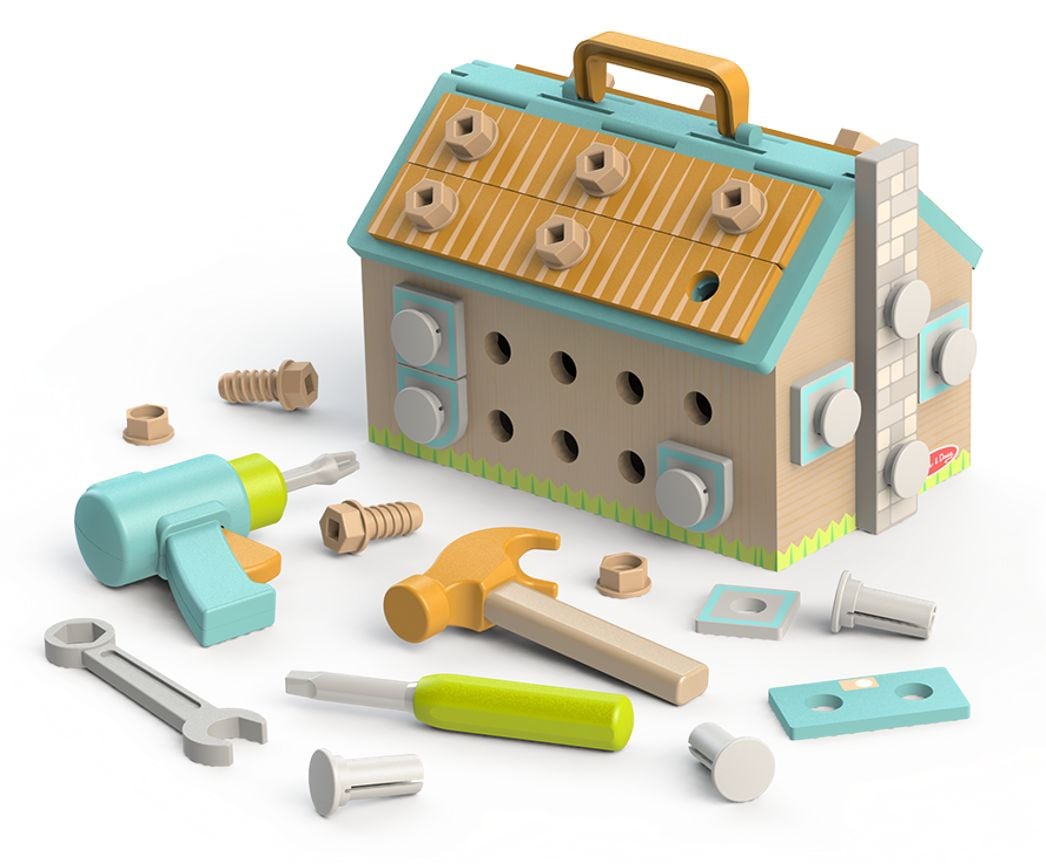 Melissa and Doug Build-a-House Playset