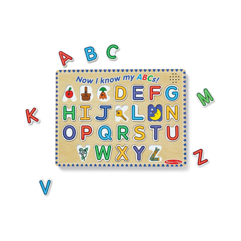 Melissa & Doug Alphabet Sound Puzzle Playset, Ages 3+ A2