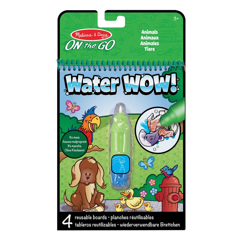 Melissa & Doug On the Go Water Wow! Reusable Water-Reveal Activity Pad - Animals V5