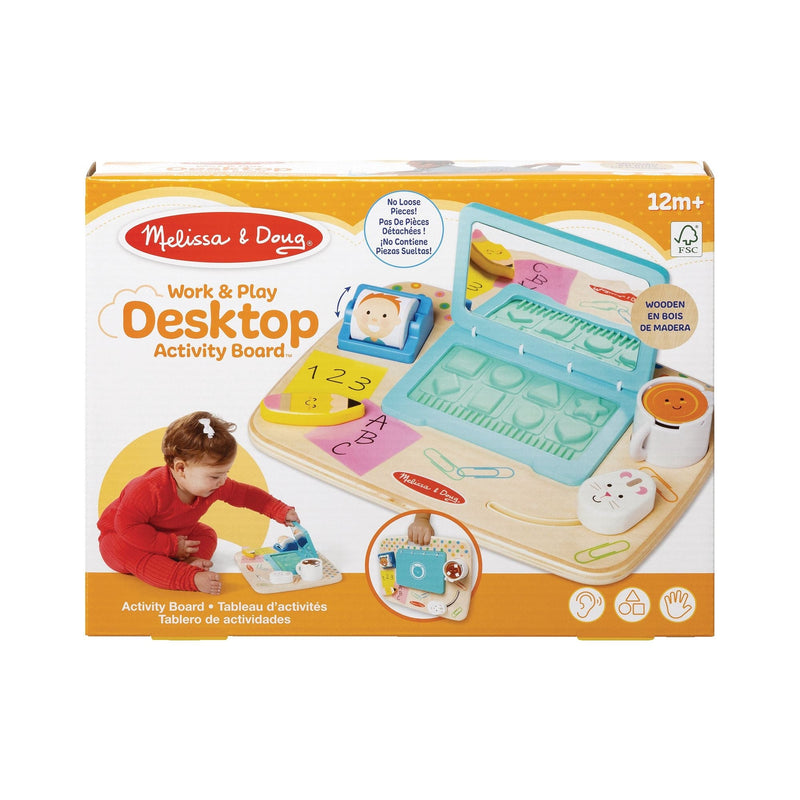 Melissa & Doug Wooden Work & Play Desktop G9