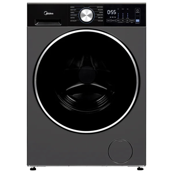 Midea 3.1 cu ft. Graphite Steel Front Load Washer with Quick Wash Option I5