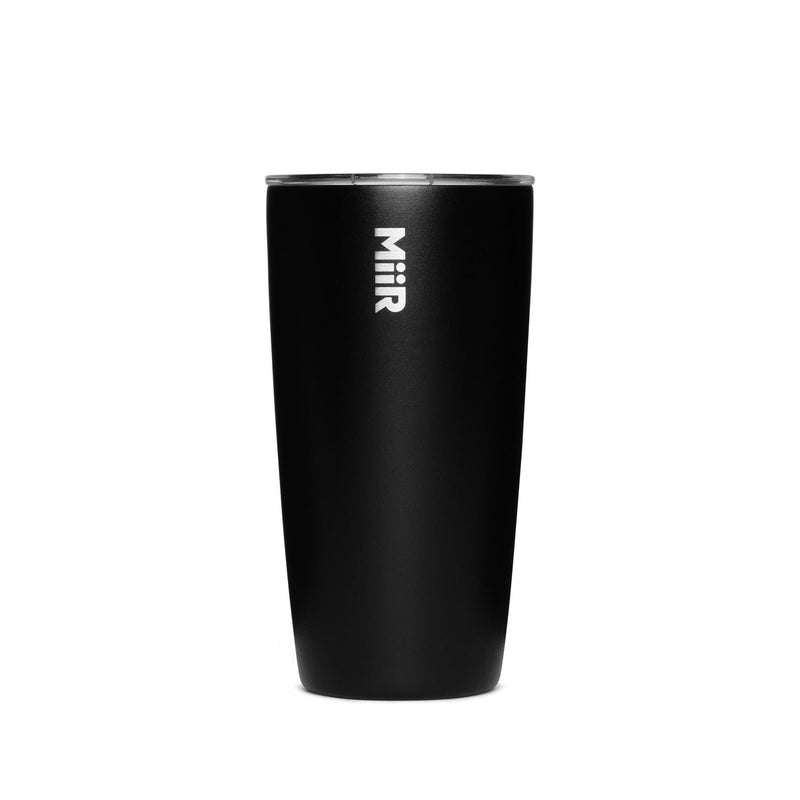 MiiR Insulated Stainless Steel Travel Tumbler with Press-Fit Slide Lid, Black, 16-oz E6