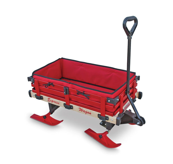 Millside Industries All-Season Foam Padded Seat Cushion & Side Pads For Convertible Wagon Sleigh/Sled, Red G6