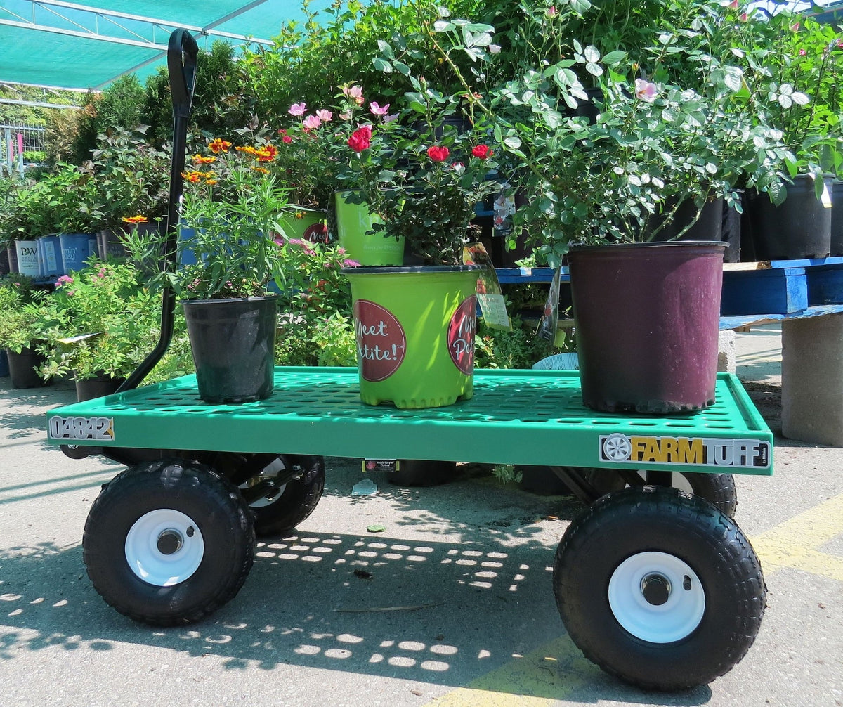 Millside Poly Deck Garden Wagon, 20-in x 40-in