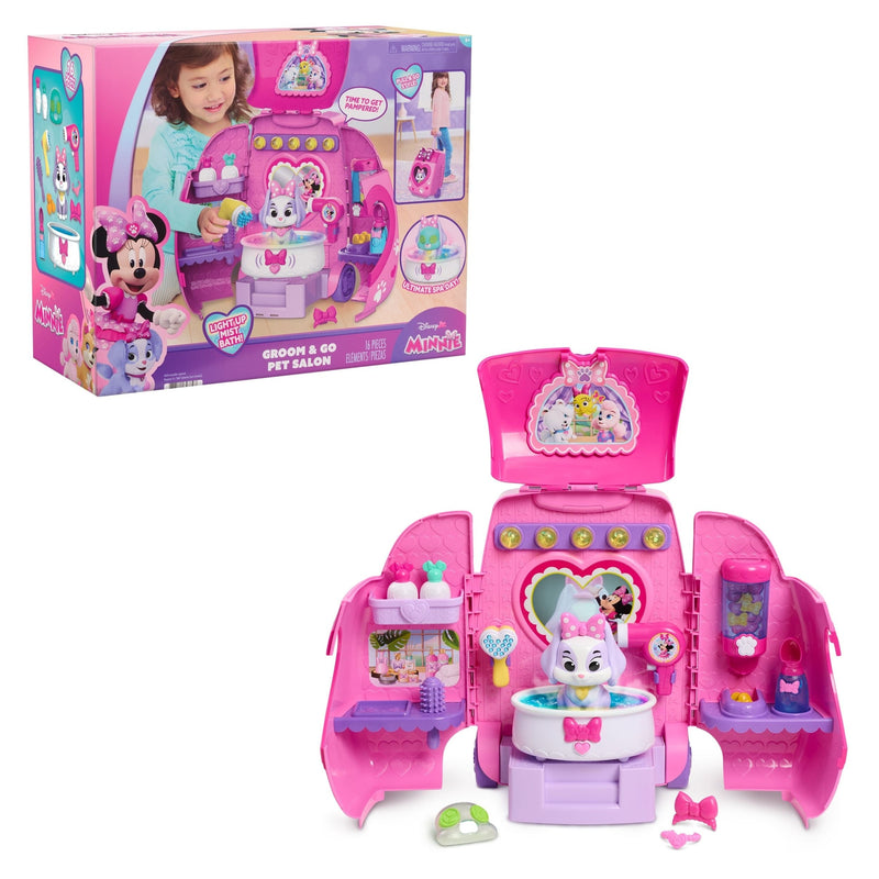 Minnie Pet Grooming Mobile Center, Pink W2
