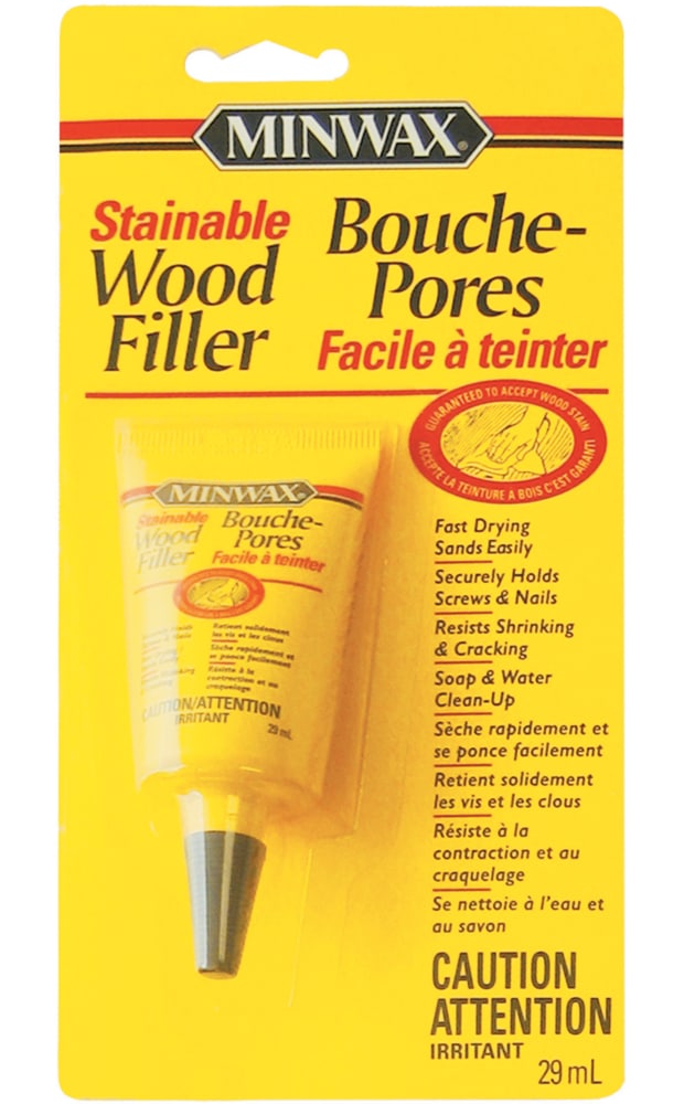 Minwax Stainable Interior/Exterior Wood Filler, Latex-Based, 29-mL M1