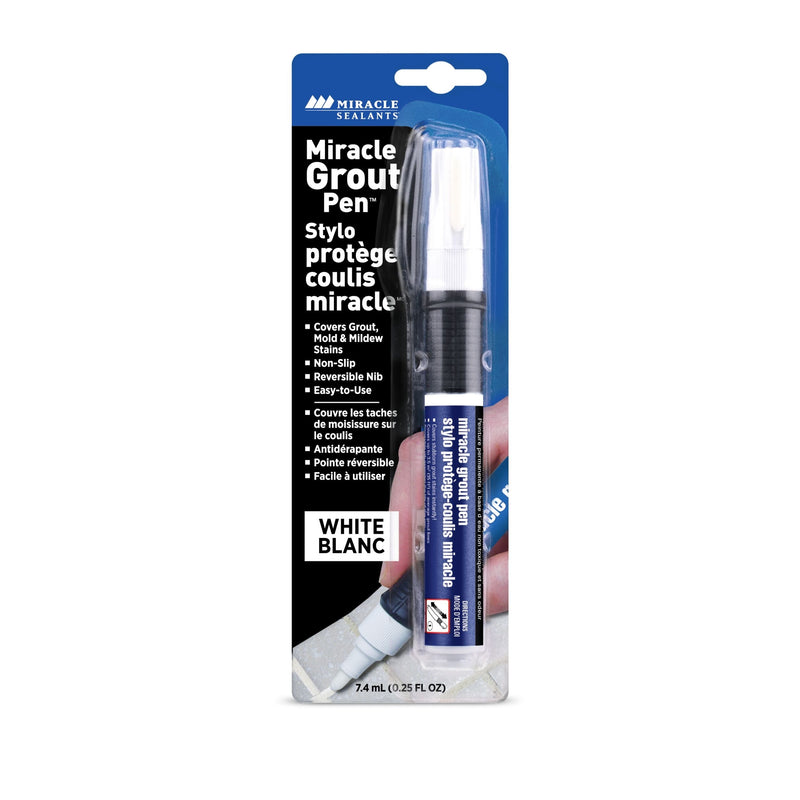 Miracle Sealant Non-Slip Grout Pen, White, 7.4-mL M5