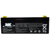 MK Battery 12-Volt 2.3 Ah SLA Battery, F1 Terminal