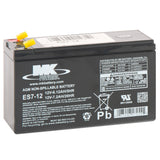 MK Battery 12-Volt 7.2 Ah SLA Battery, F2 Terminal