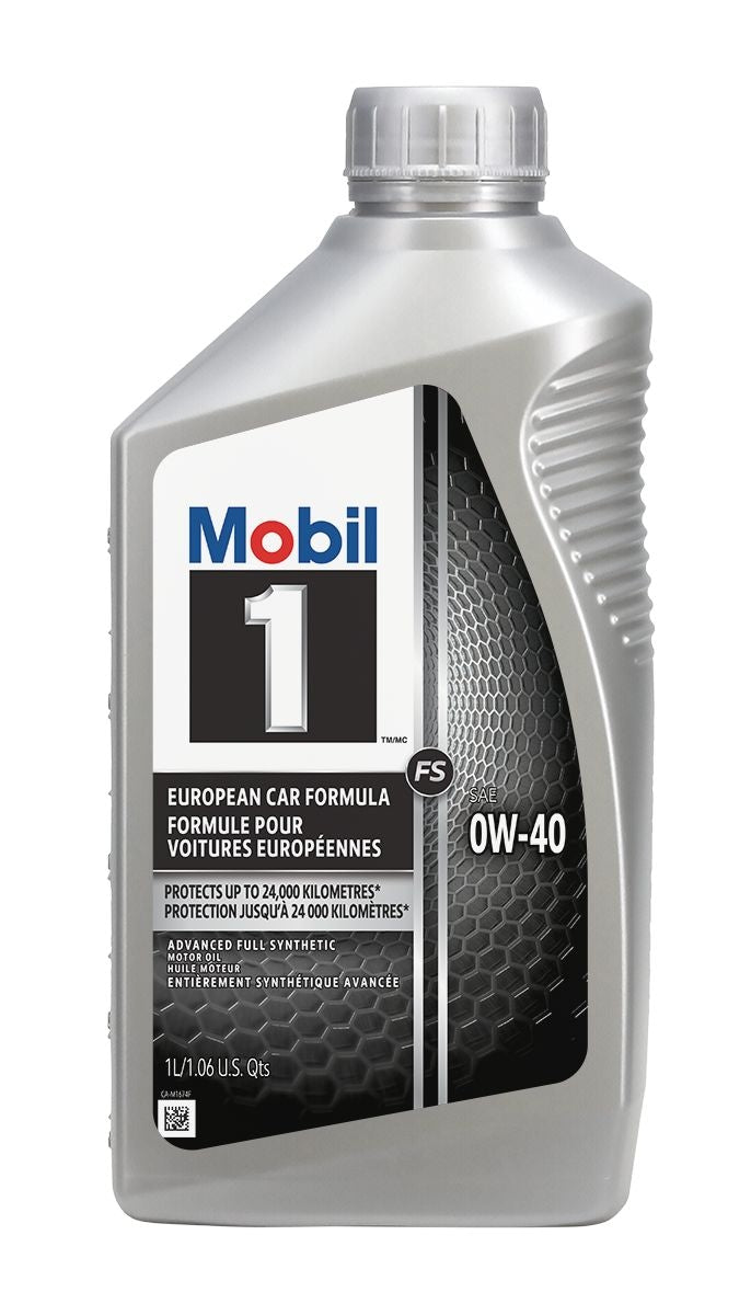Mobil 1 0W40 Synthetic Engine Oil, 1-L L2