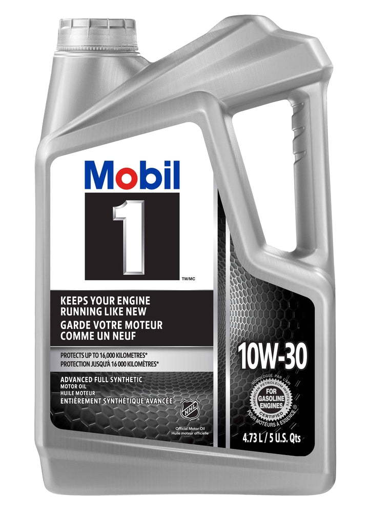 Mobil 1 10W30 Synthetic Engine/Motor Oil, 4.73-L J4