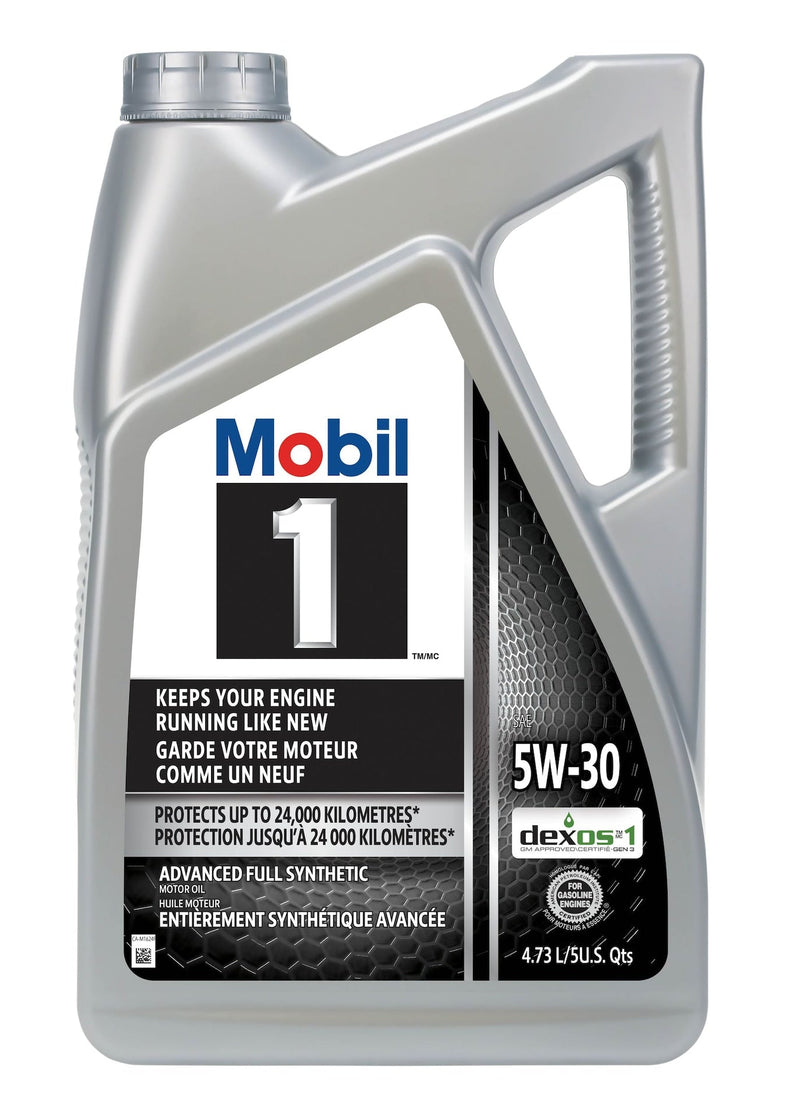 Mobil 1 5W30 Synthetic Engine/Motor Oil, 4.73-L Y9